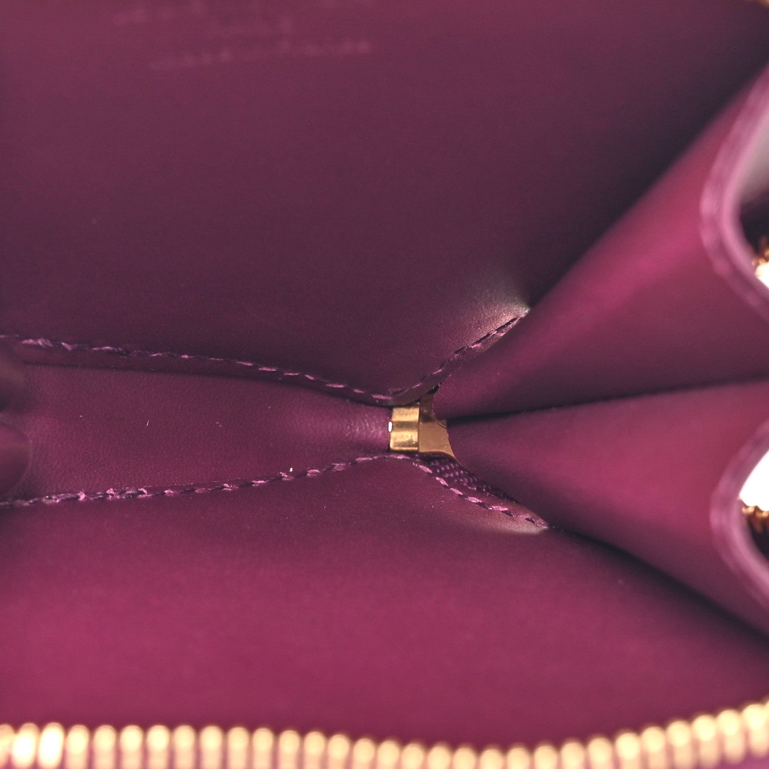 Louis Vuitton Vernis Heart Coin Purse Violet 5 of 8