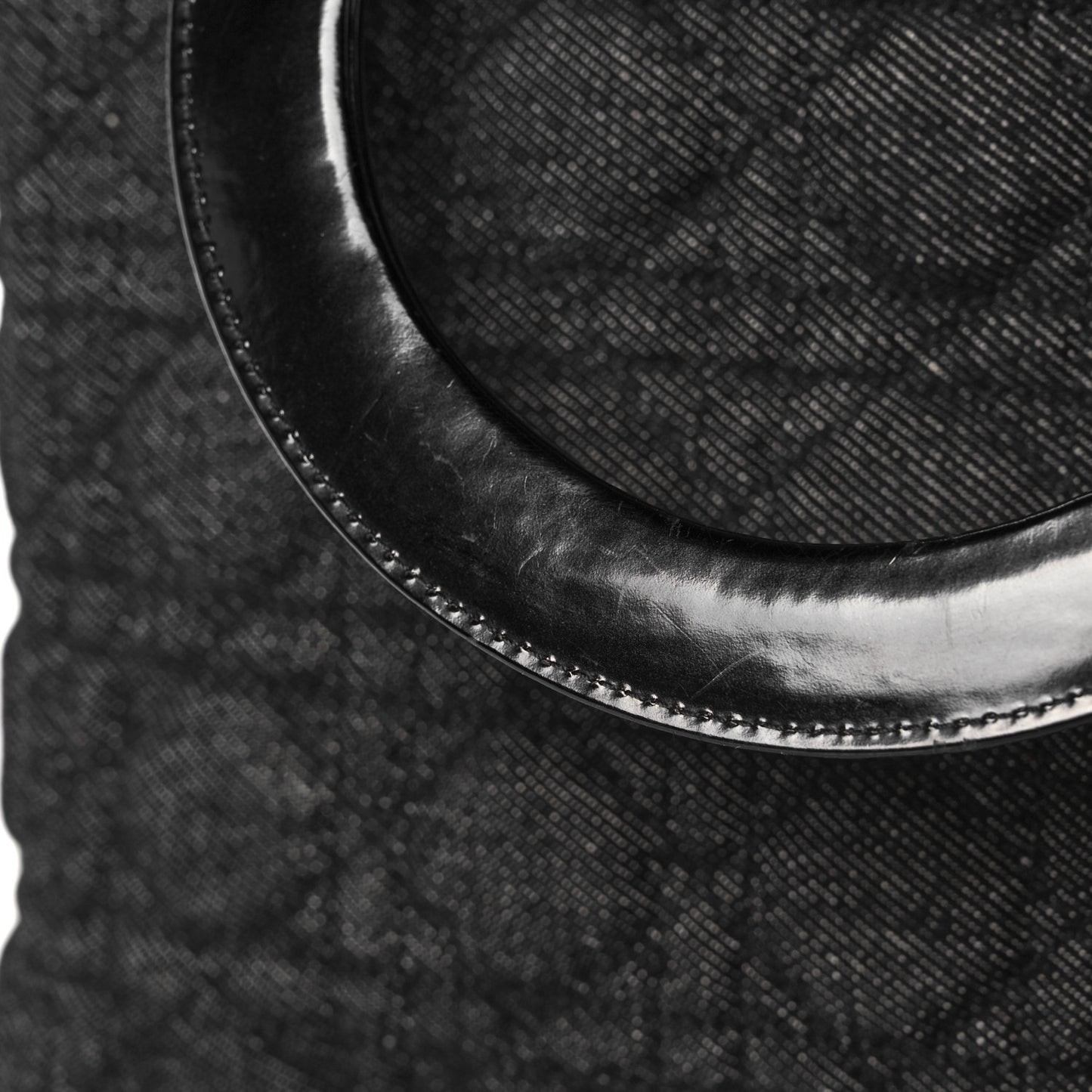 Denim Cannage Medium Lady Dior Black