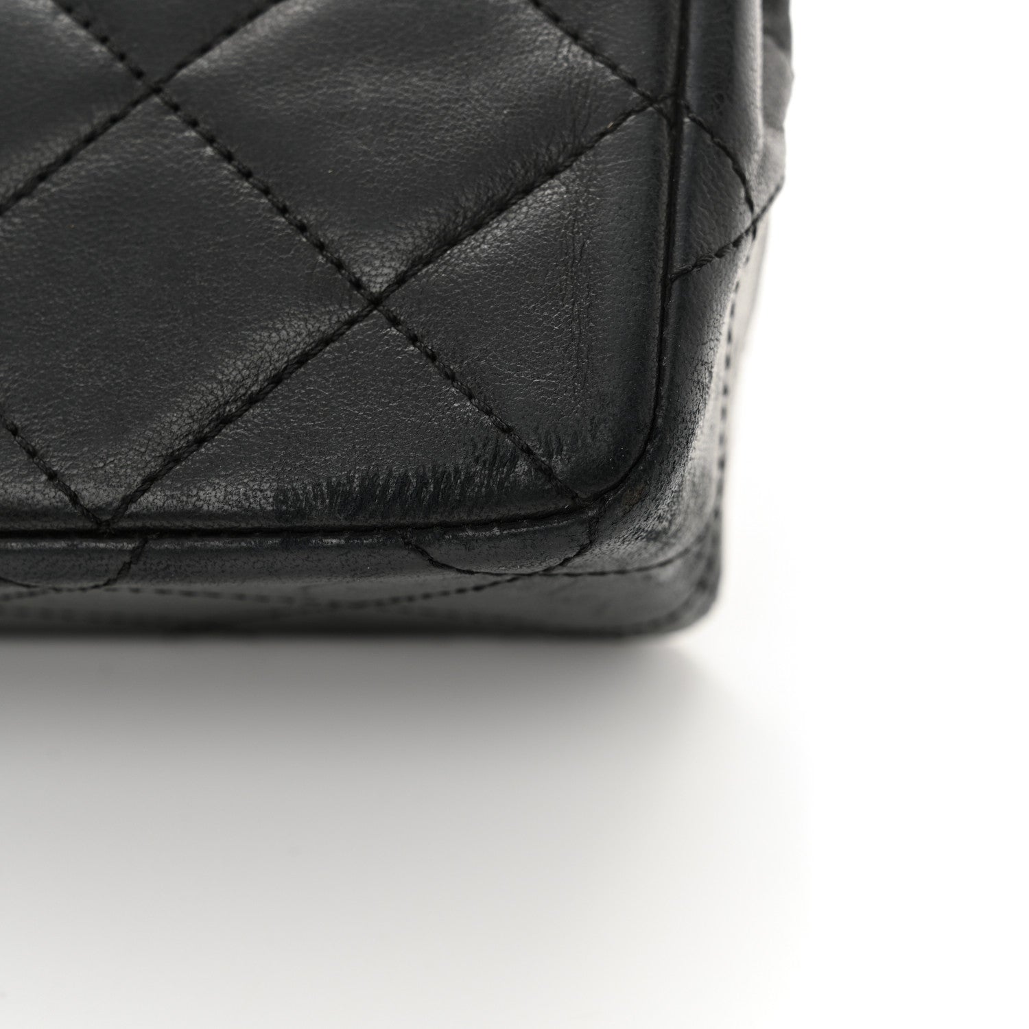 Chanel Lambskin Quilted Small Double Flap Black 12 of 13