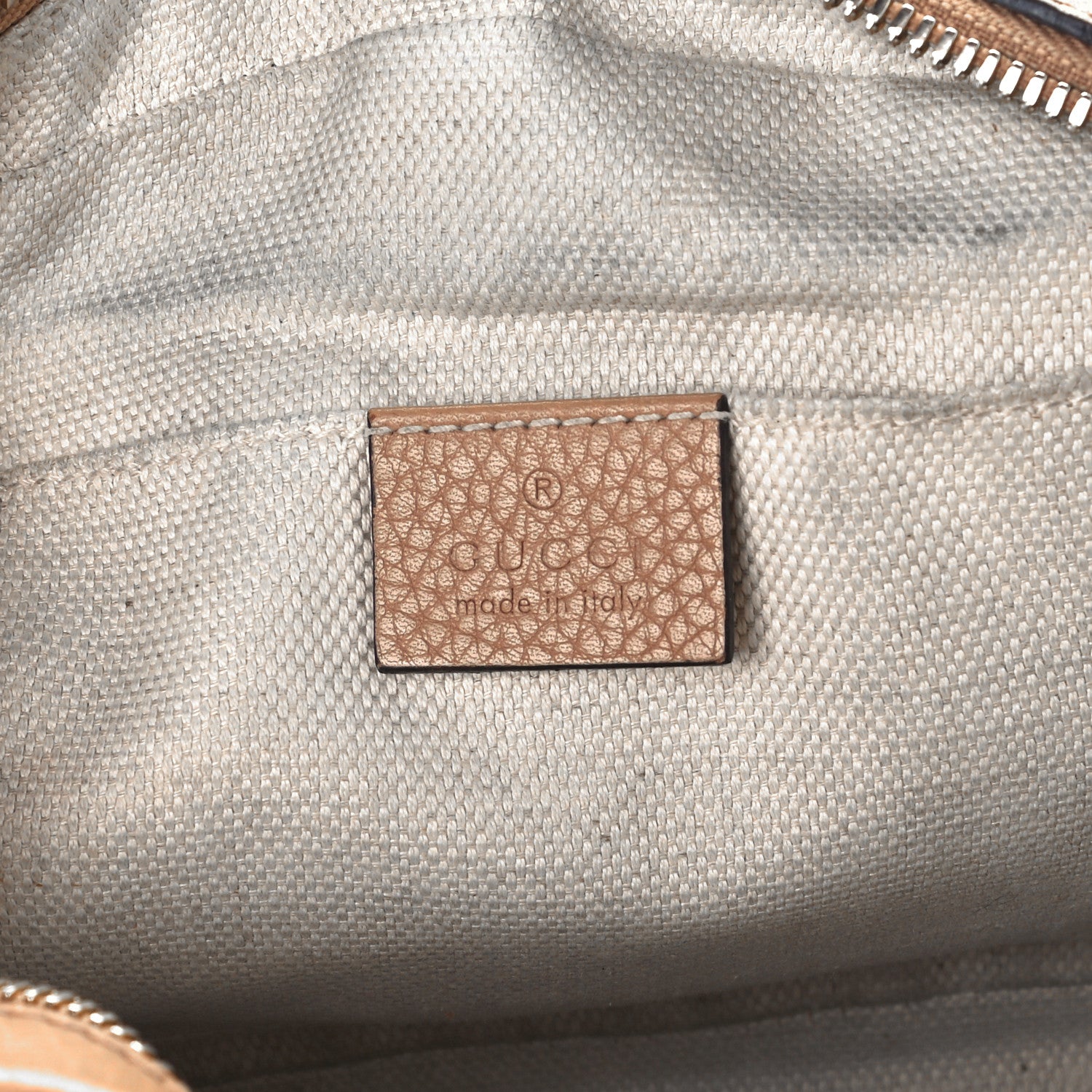 Gucci Pebbled Calfskin Small Soho Disco Bag Camelia 6 of 11