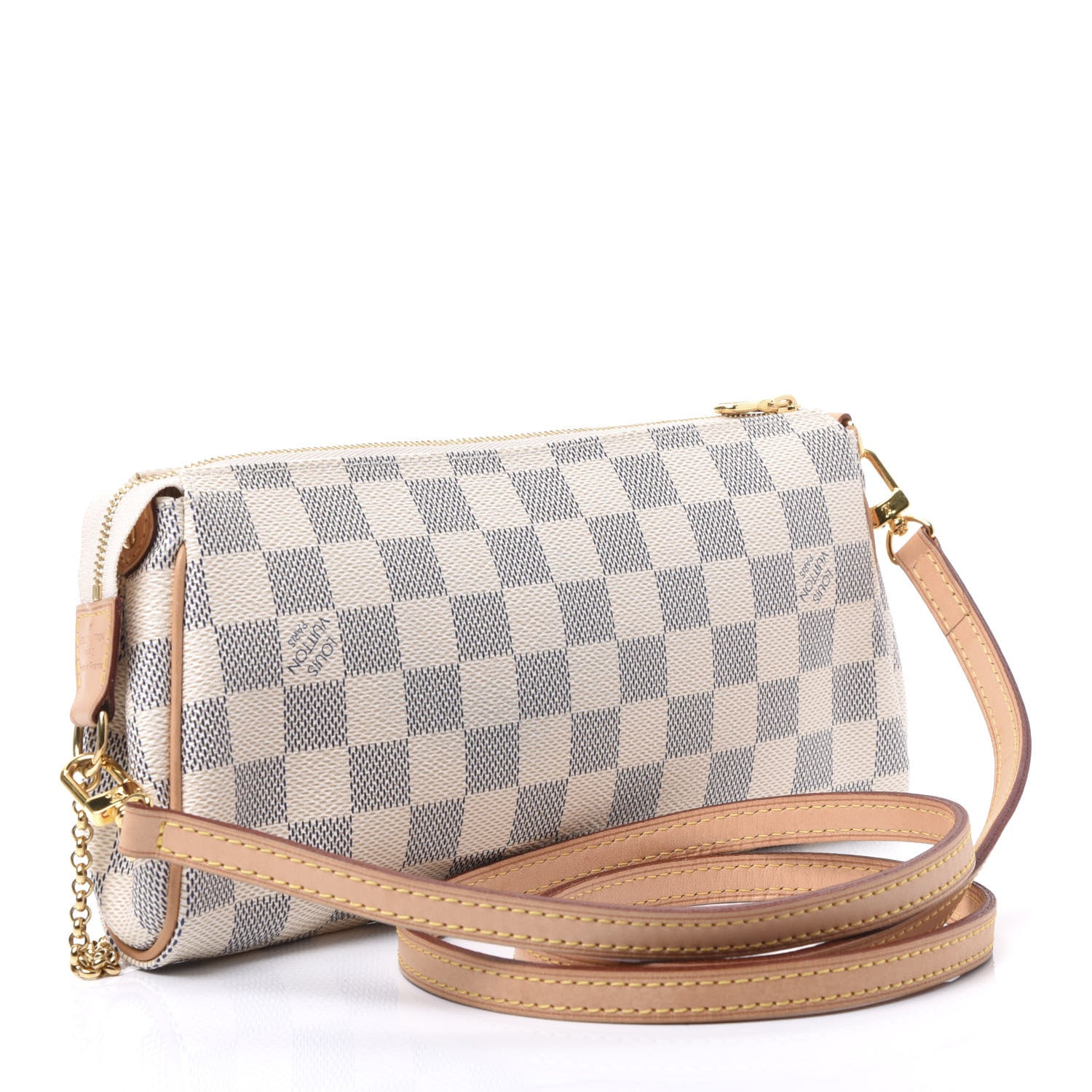 Louis Vuitton Damier Azur Eva Clutch 2 of 10