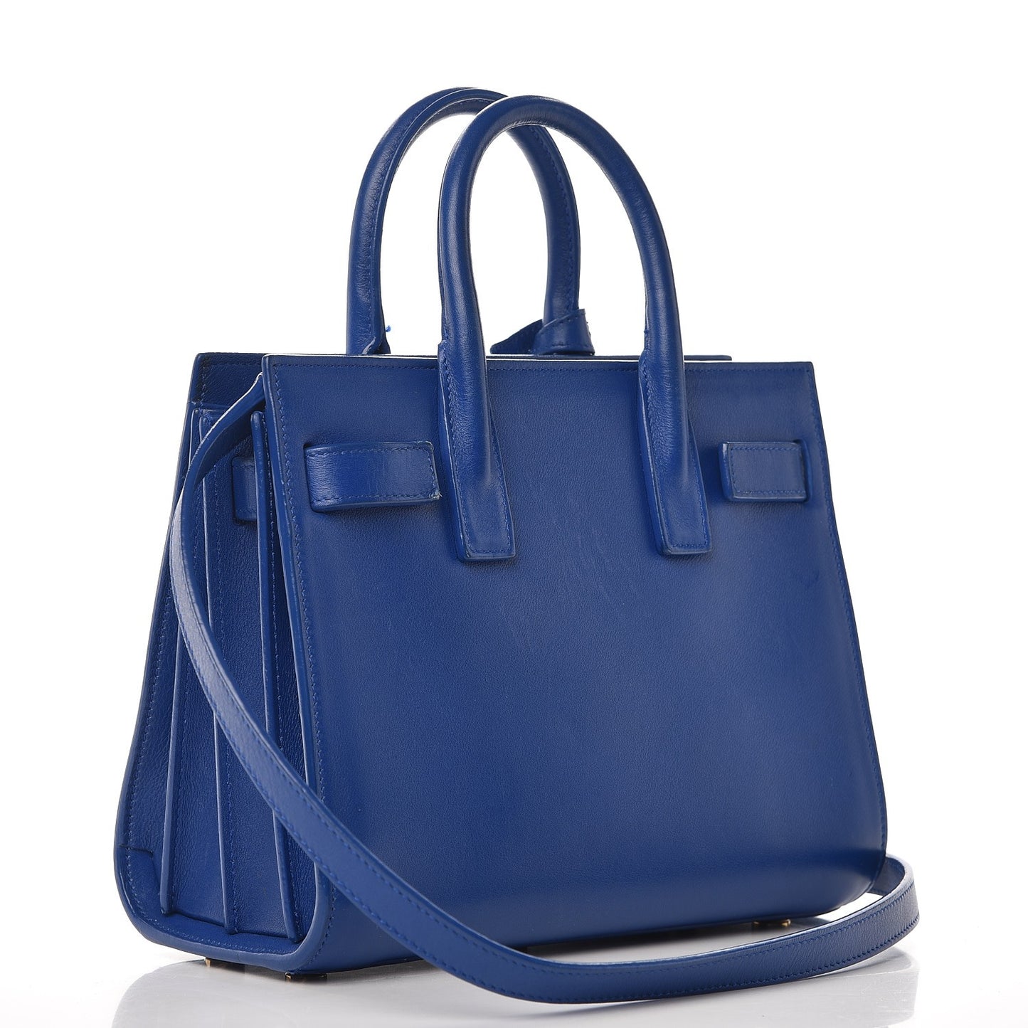 Calfskin Nano Sac De Jour Royal Blue
