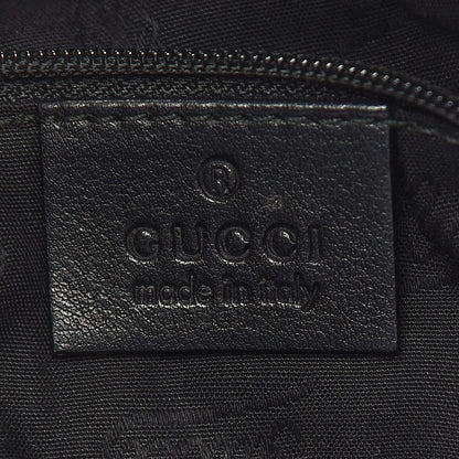 Gucci Guccissima Large New Ladies Web Hobo Black 6 of 12