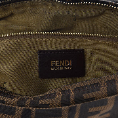 Fendi Zucca Cuoio Lucido Chef Hobo Tobacco Moro 6 of 7