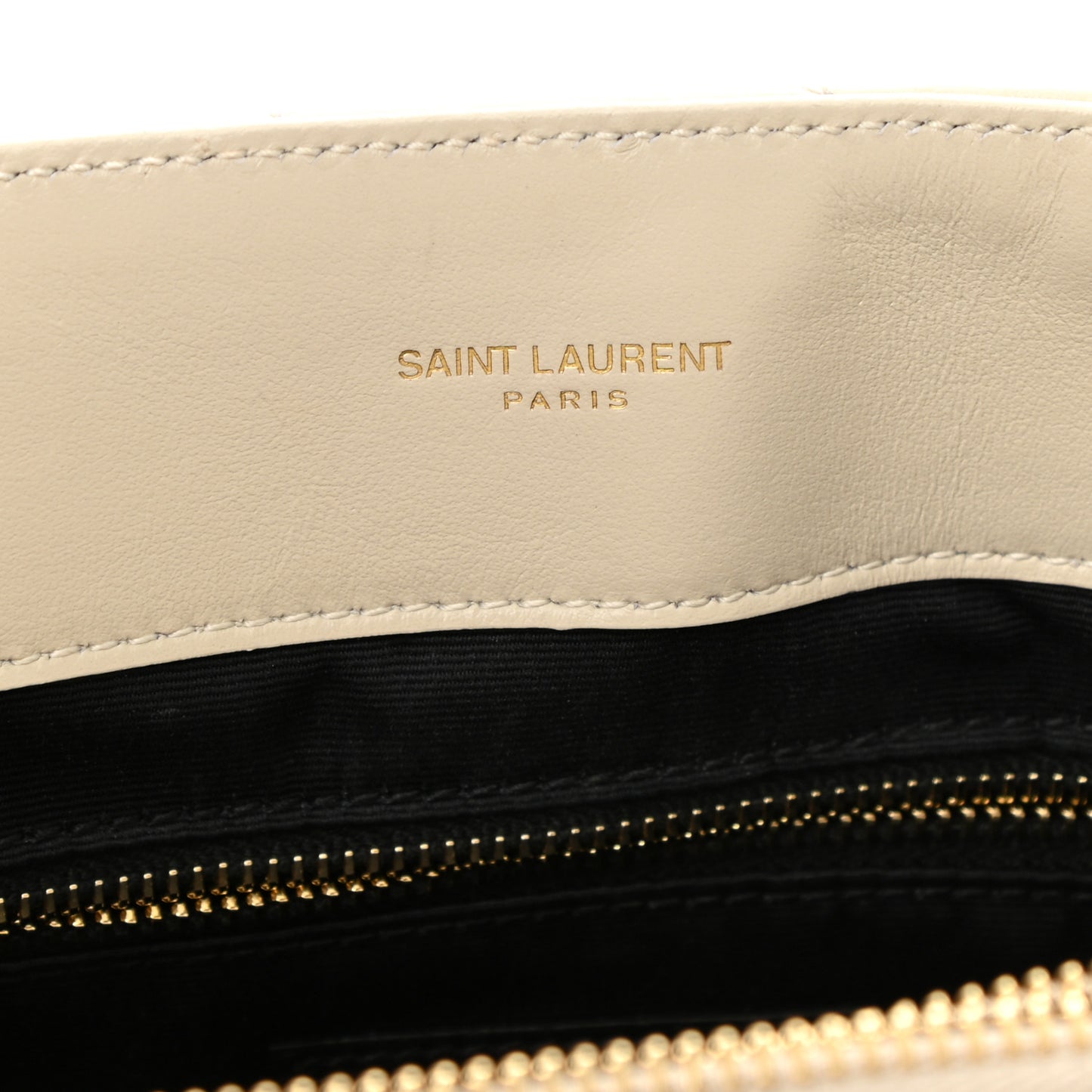 Calfskin Y Quilted Monogram Medium Loulou Chain Satchel Crema Soft