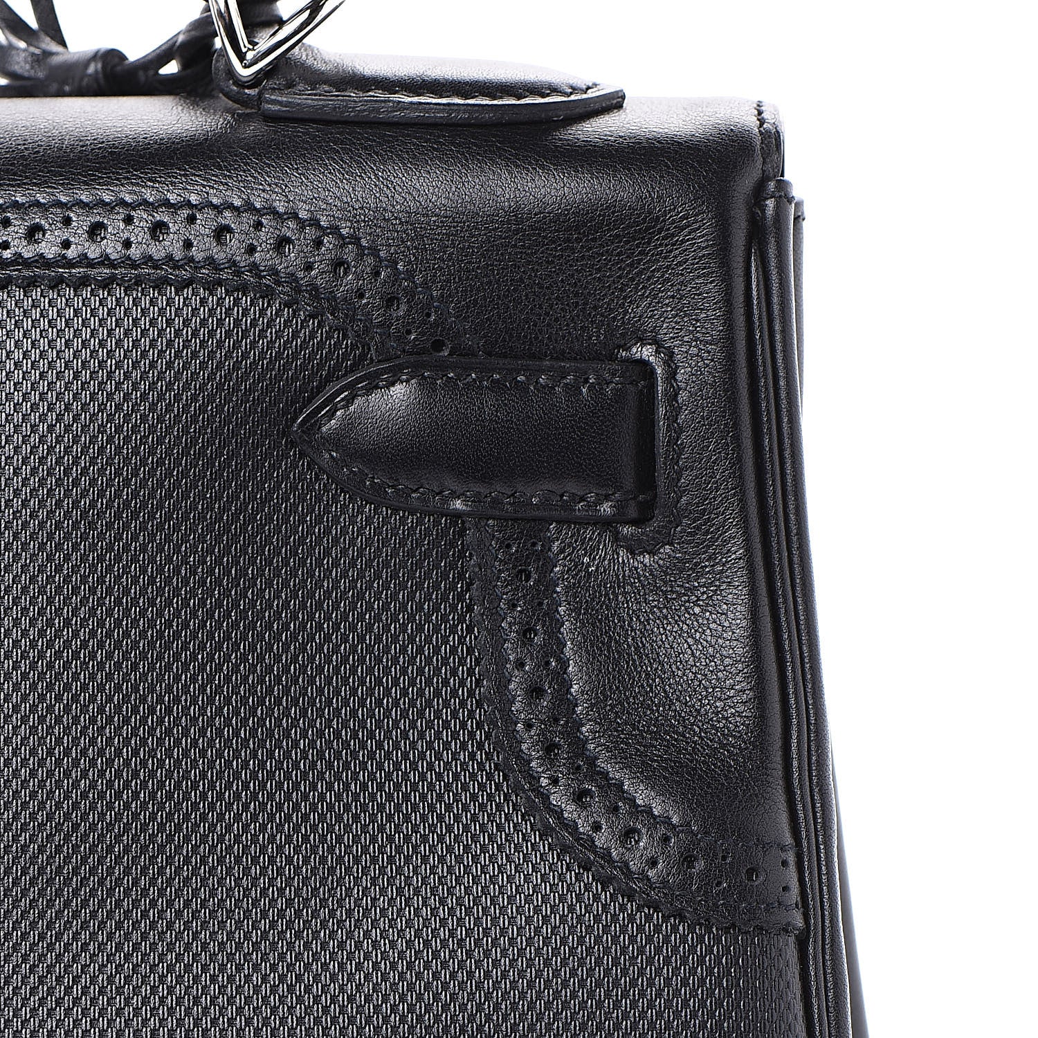 Hermes Swift Grain d'H Ghillies Kelly 32 Black 25 of 36