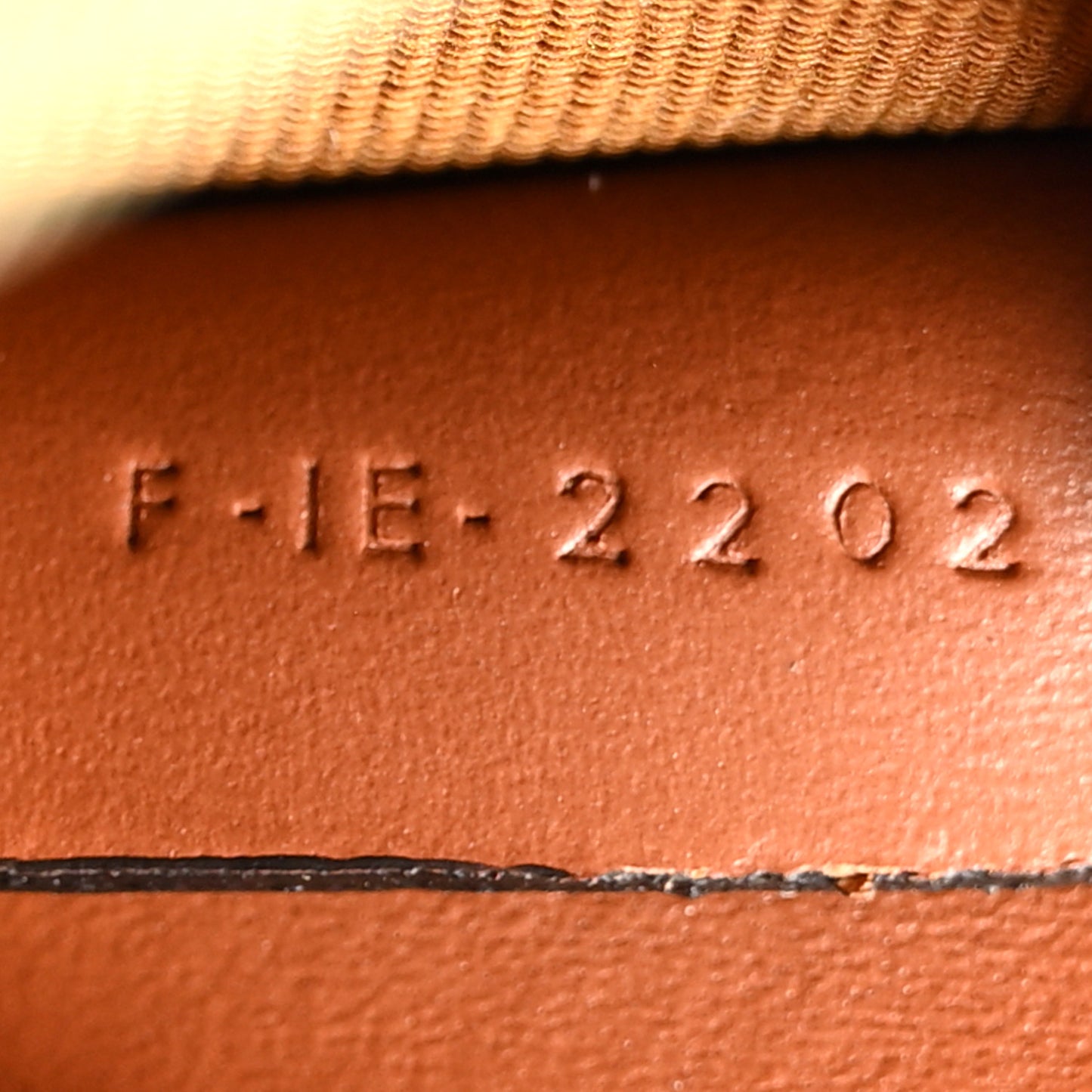 Triomphe Canvas Calfskin Small Cosmetic Pouch Tan