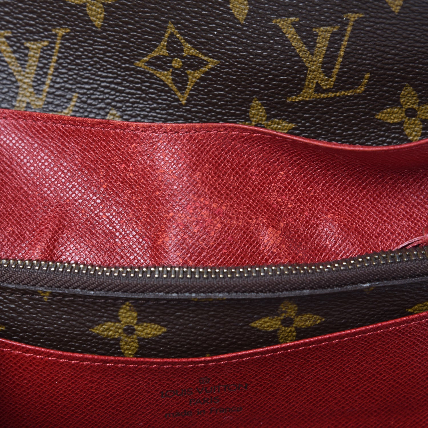 Louis Vuitton Monogram Josephine Wallet Red 11 of 12