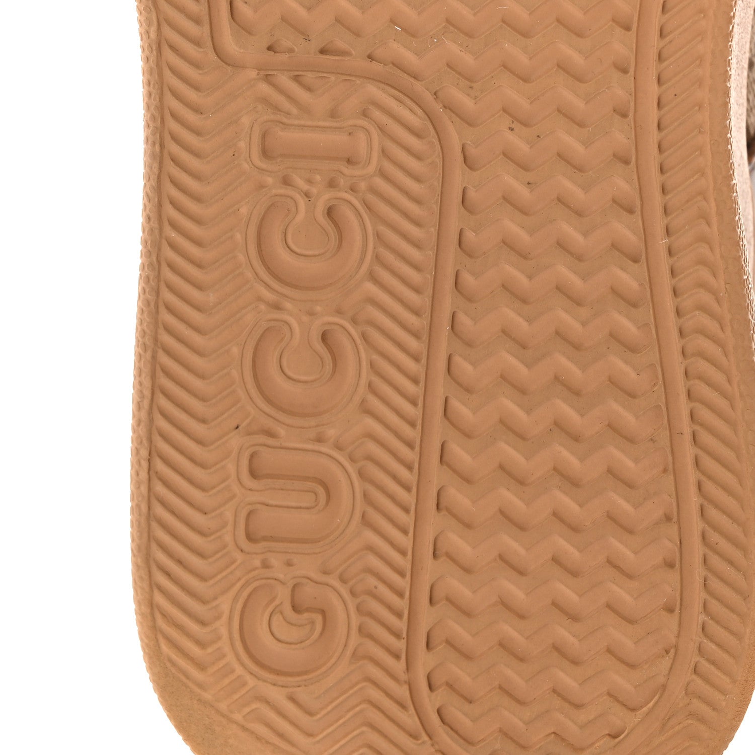 Gucci Calfskin GG Monogram Womens Platform 55mm Sneakers 35.5 Hezelnut Beige Ebony Mystic White 7 of 10