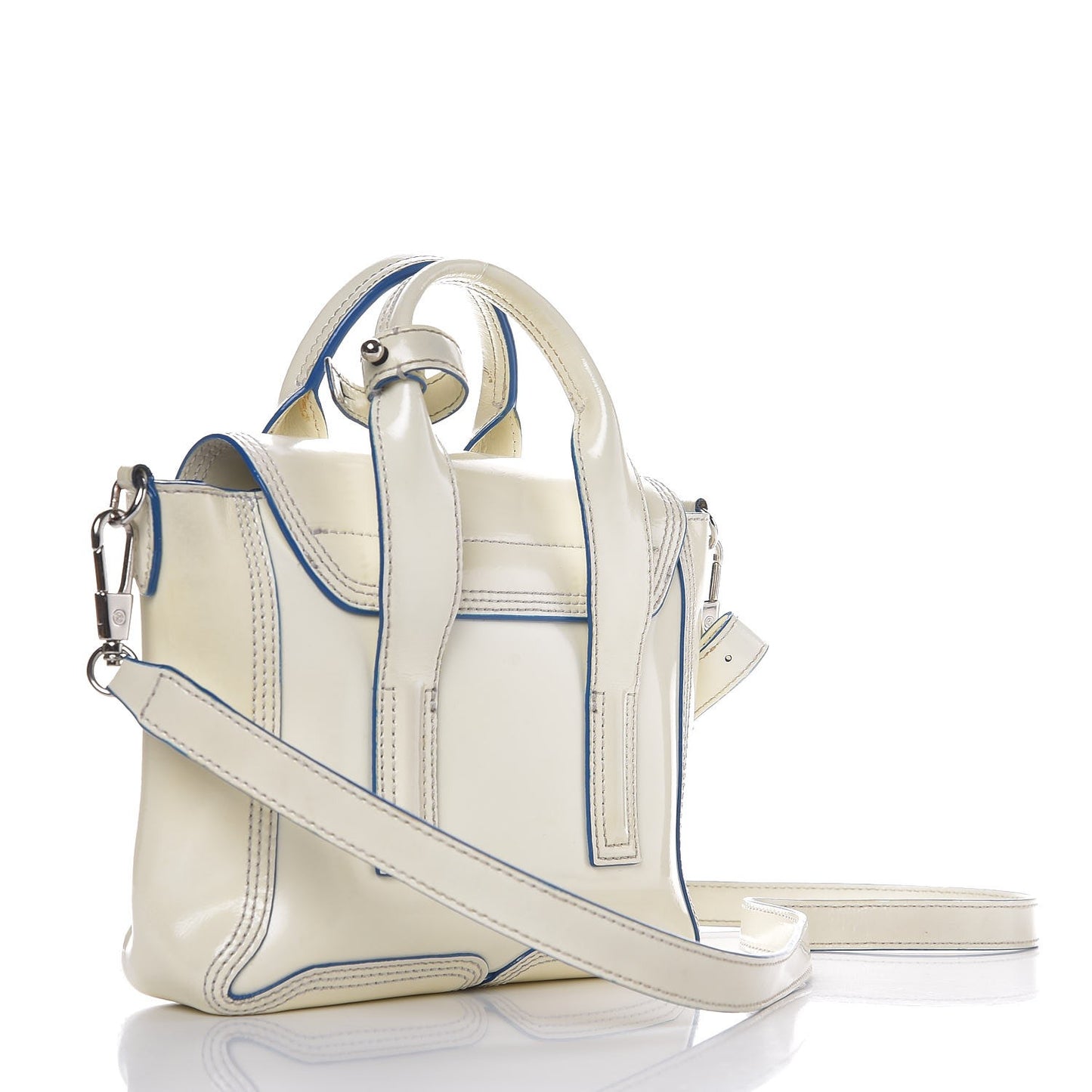 3.1 Smooth Bridle Calfskin Mini Pashli Satchel Off White