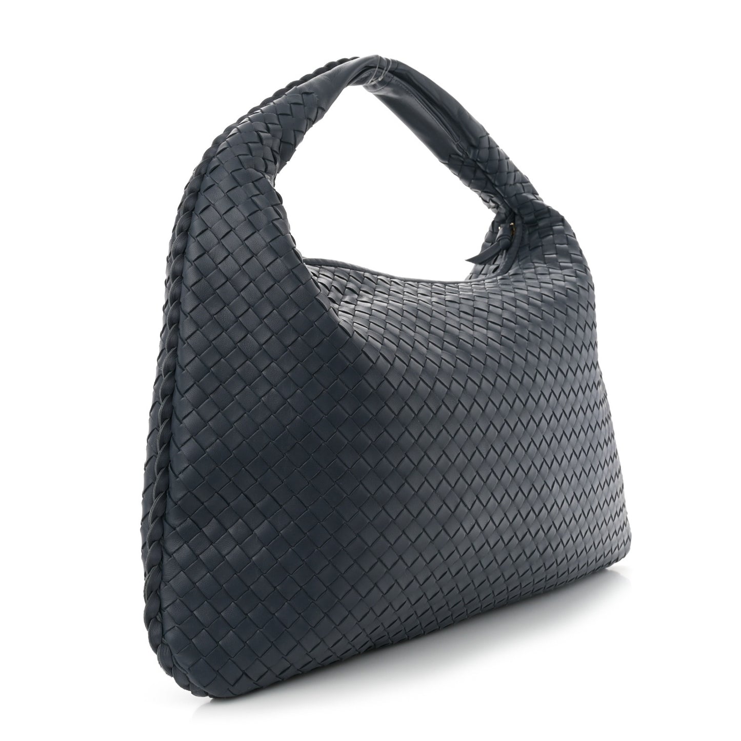Nappa Intrecciato Large Veneta Hobo Atlantic