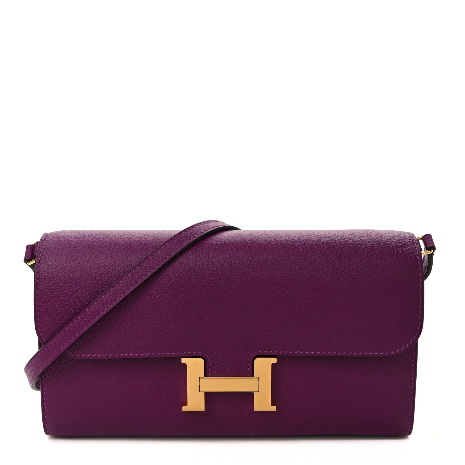Hermes Evercolor Constance Wallet To Go Anemone 1 of 9