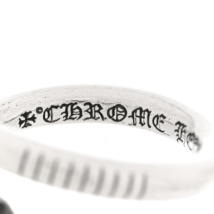 Chrome Hearts Sterling Silver Cross Ball Nail Ring 56 7.5 4 of 5