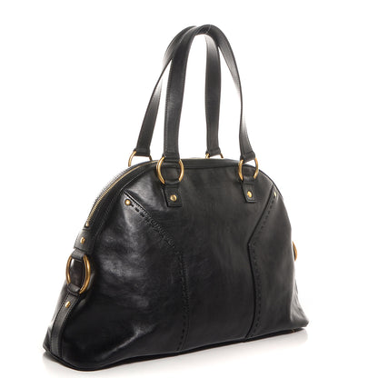 Saint Laurent Calfskin Large Muse Black 3 of 9