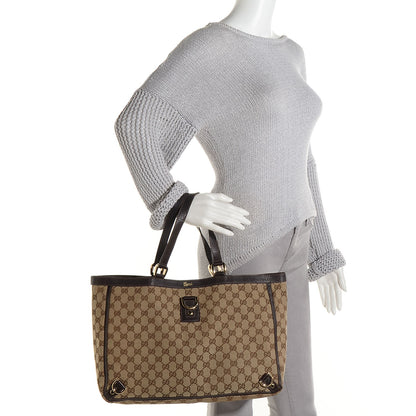 Gucci Monogram Abbey Large Tote Dark Brown 2 of 7