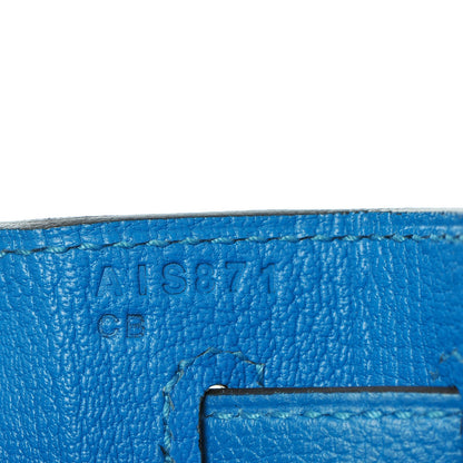 Hermes Evercolor Kelly Retourne 28 Bleu Hydra 10 of 35