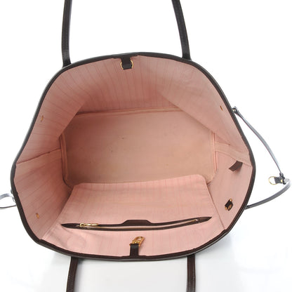 Louis Vuitton Damier Ebene Neo Neverfull MM Rose Ballerine 5 of 18
