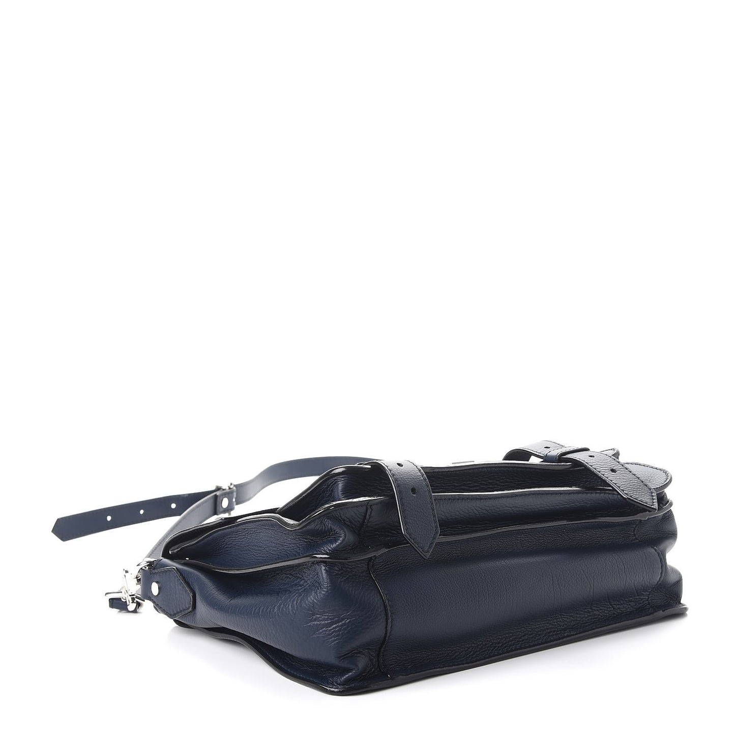 Grained Calfskin Medium PS1+ Satchel Indigo