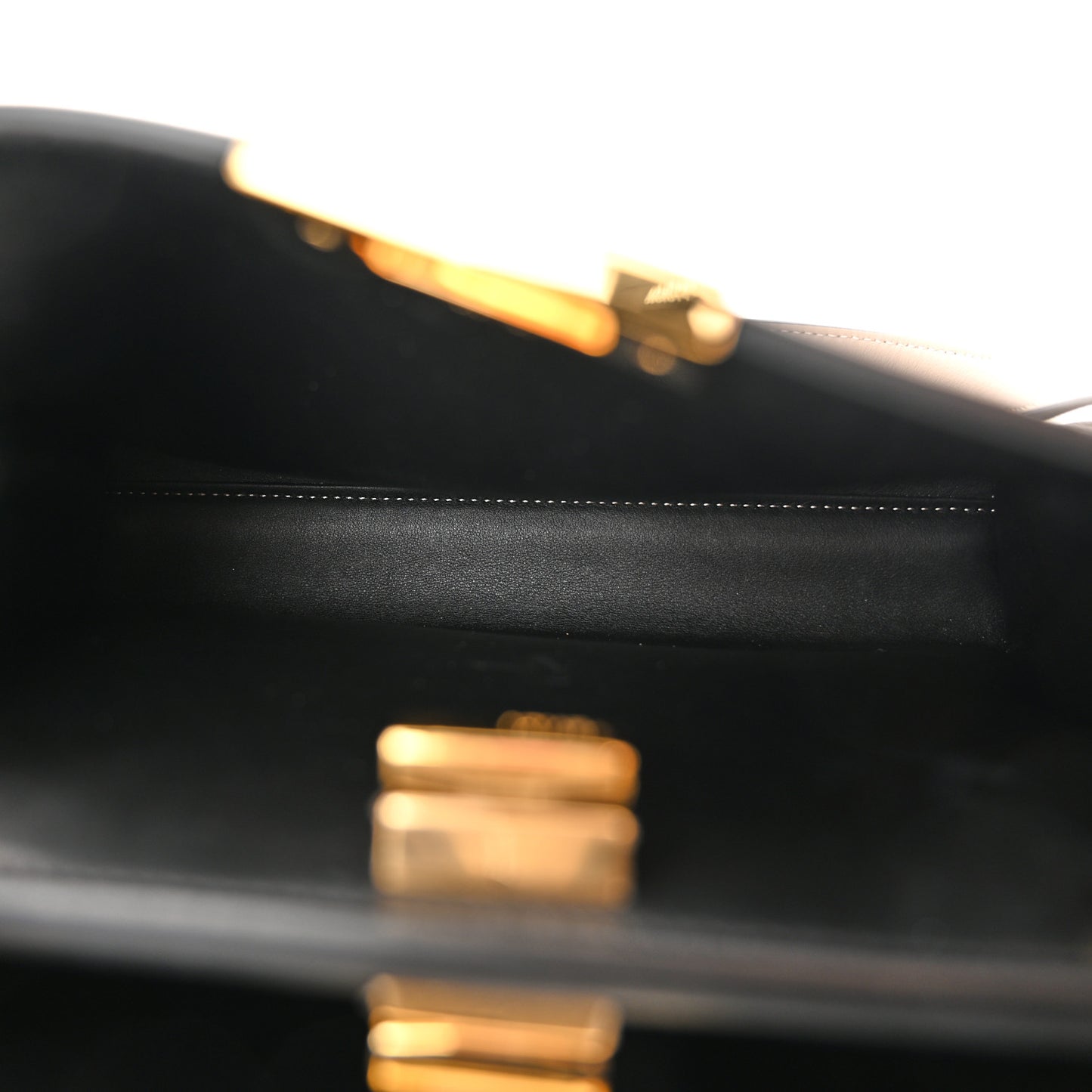 Vitello Tahiti Burro Medium Peekaboo Iconic Essentially Satchel Tortora Black