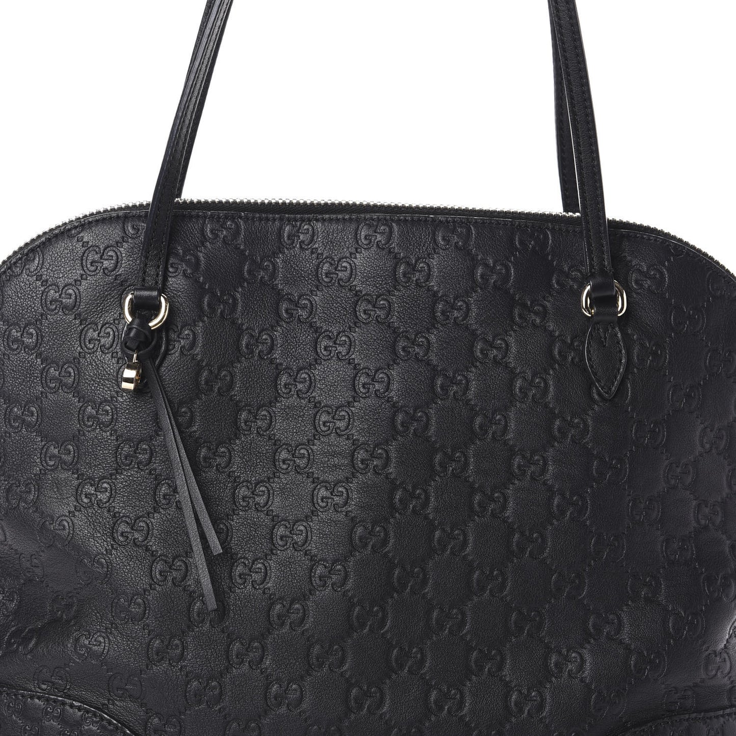 Guccissima Medium Bree Shoulder Bag Black