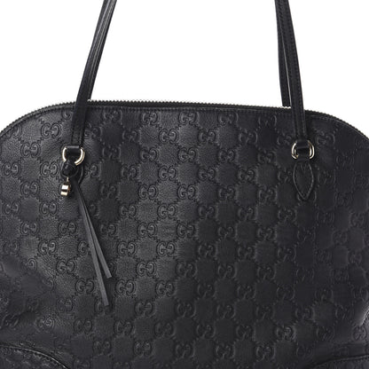 Gucci Guccissima Medium Bree Shoulder Bag Black 7 of 9