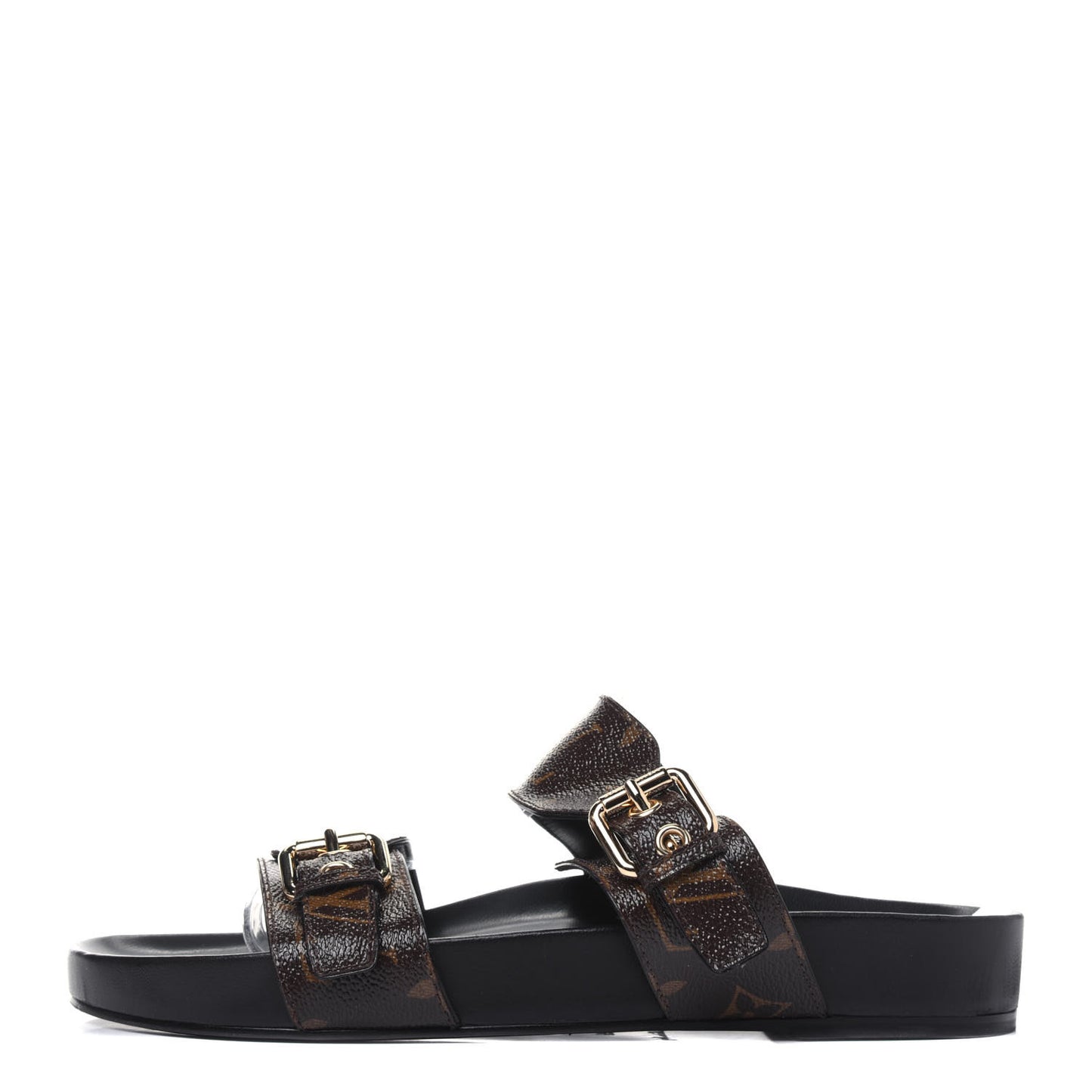 Monogram Bom Dia Mule Sandals 39.5 Black