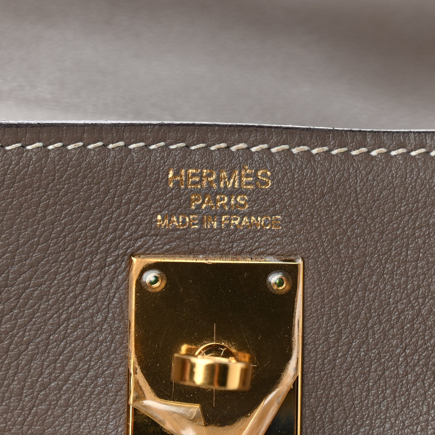 Hermes Swift Kelly Retourne 35 Etoupe 8 of 11