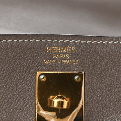 Hermes Swift Kelly Retourne 35 Etoupe 8 of 11