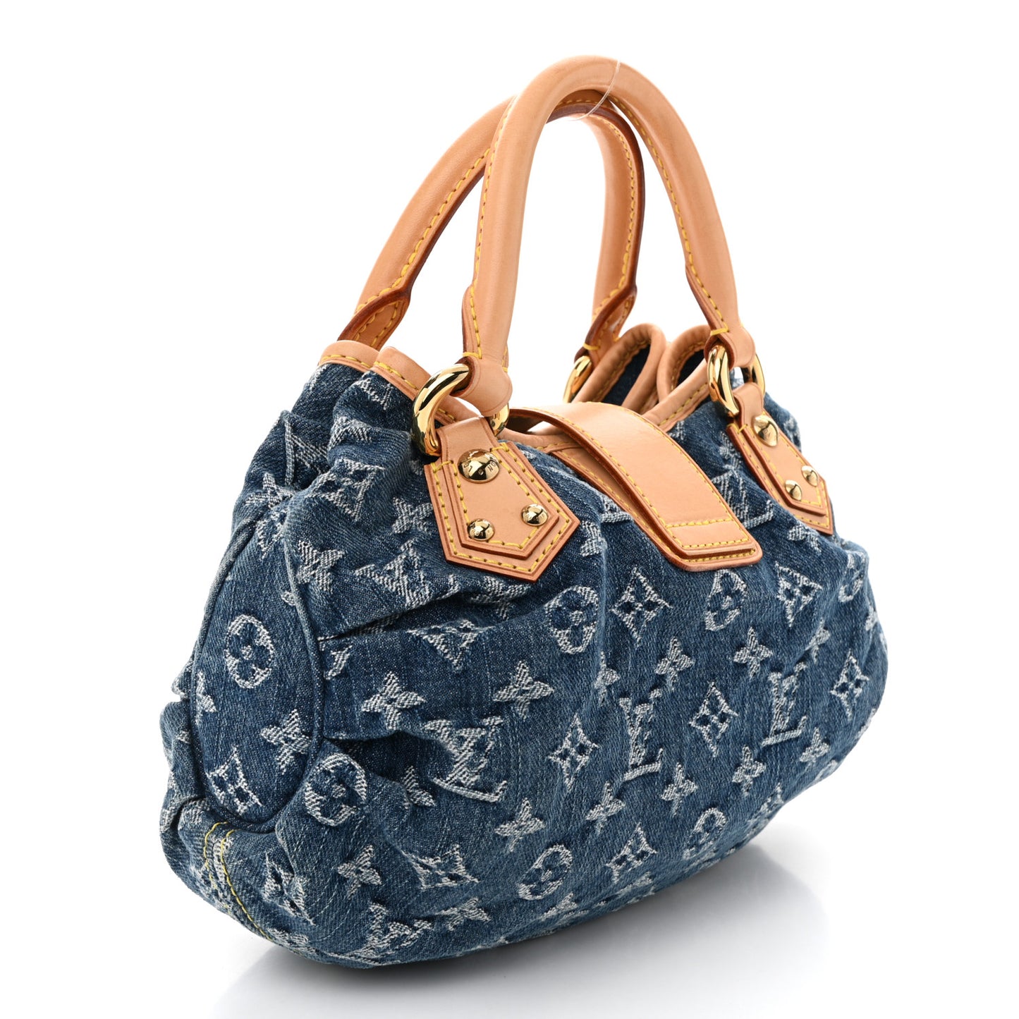 Monogram Denim Pleaty Blue