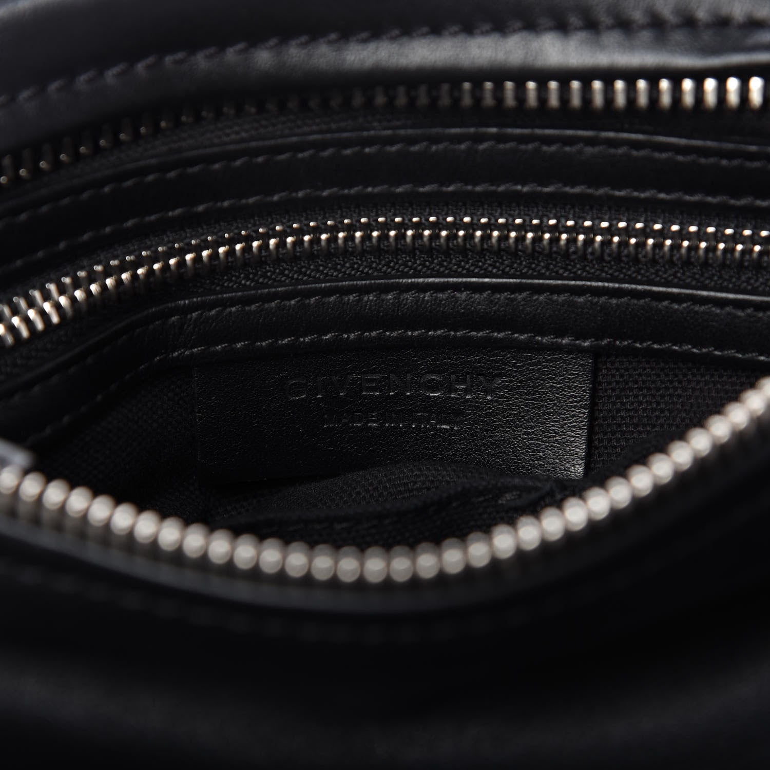 Givenchy Calfskin Medium Pandora Logo Strap Black 8 of 10