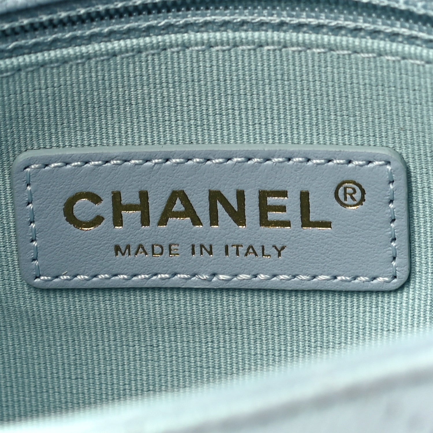 Chanel Iridescent Caviar Quilted Mini My Perfect Flap Light Blue 6 of 11