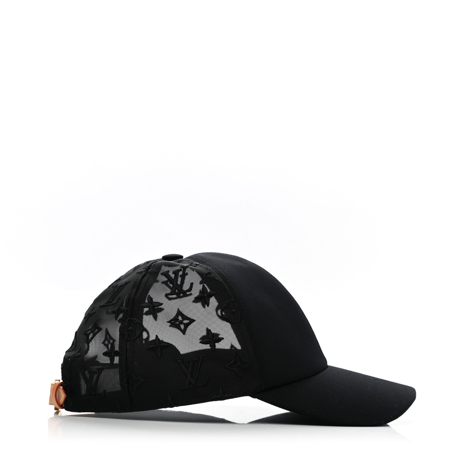 Louis Vuitton Monogram Mesh Cotton Cap M Black 5 of 7