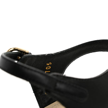 Chanel Lambskin Quilted Reissue Chain Sandals 35.5 Black 14 of 17