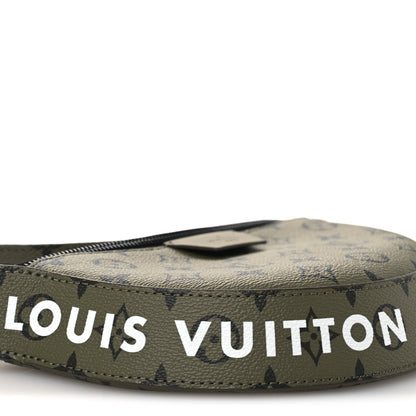 Louis Vuitton Monogram Eclipse LV Moon Crossbody Khaki Green 8 of 9