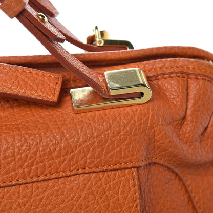 Chloe Grained Calfskin Brooke Satchel Orange 15 of 17
