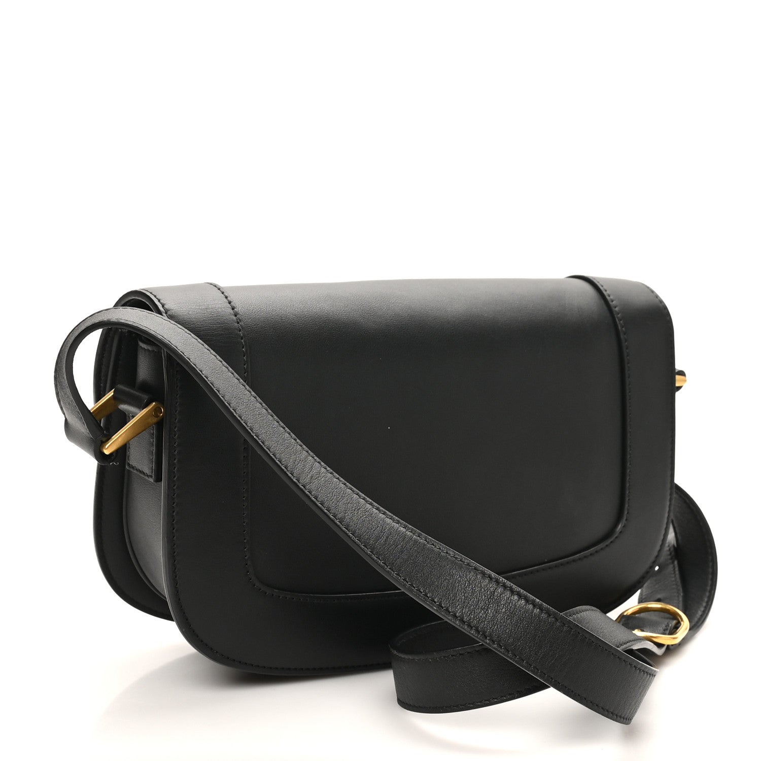 【中古】 永遠（とわ）の誓い（上） Valentino Garavani Smooth Calfskin Supervee Shoulder Bag Black