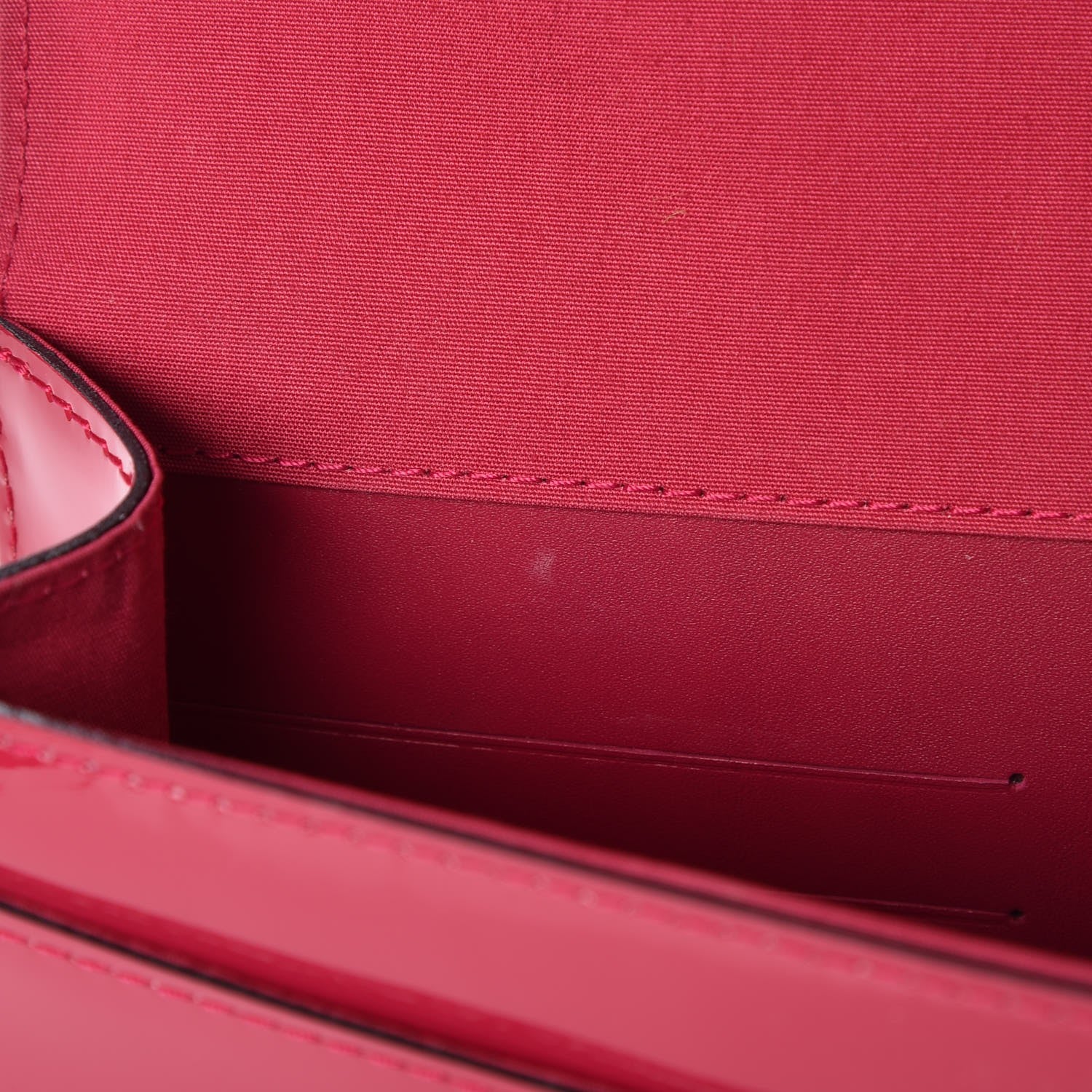 Louis Vuitton Patent Louise Clutch Rose Indien 7 of 7
