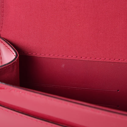Louis Vuitton Patent Louise Clutch Rose Indien 7 of 7