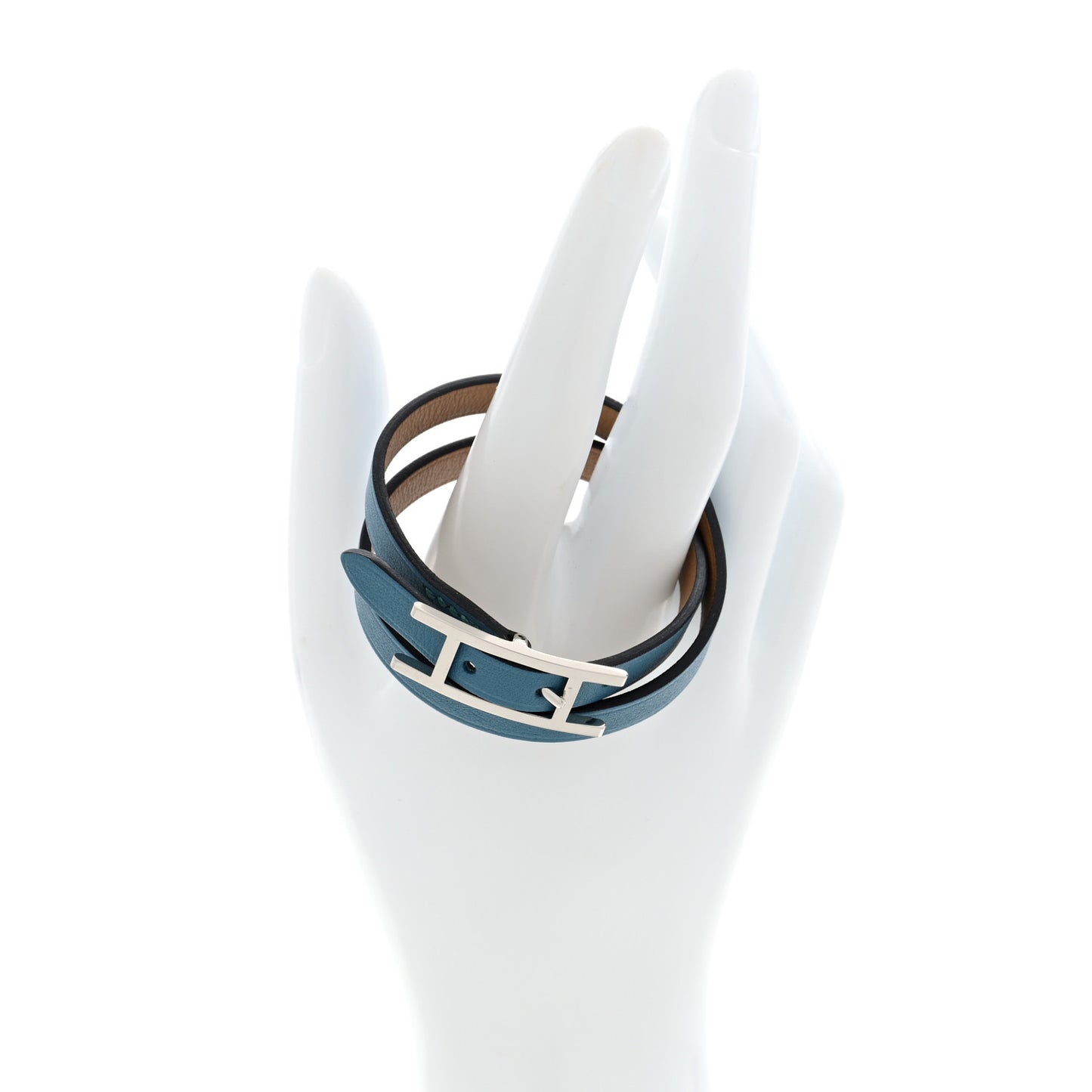 Swift Behapi Double Tour Bracelet T2 Blue Jean Biscuit