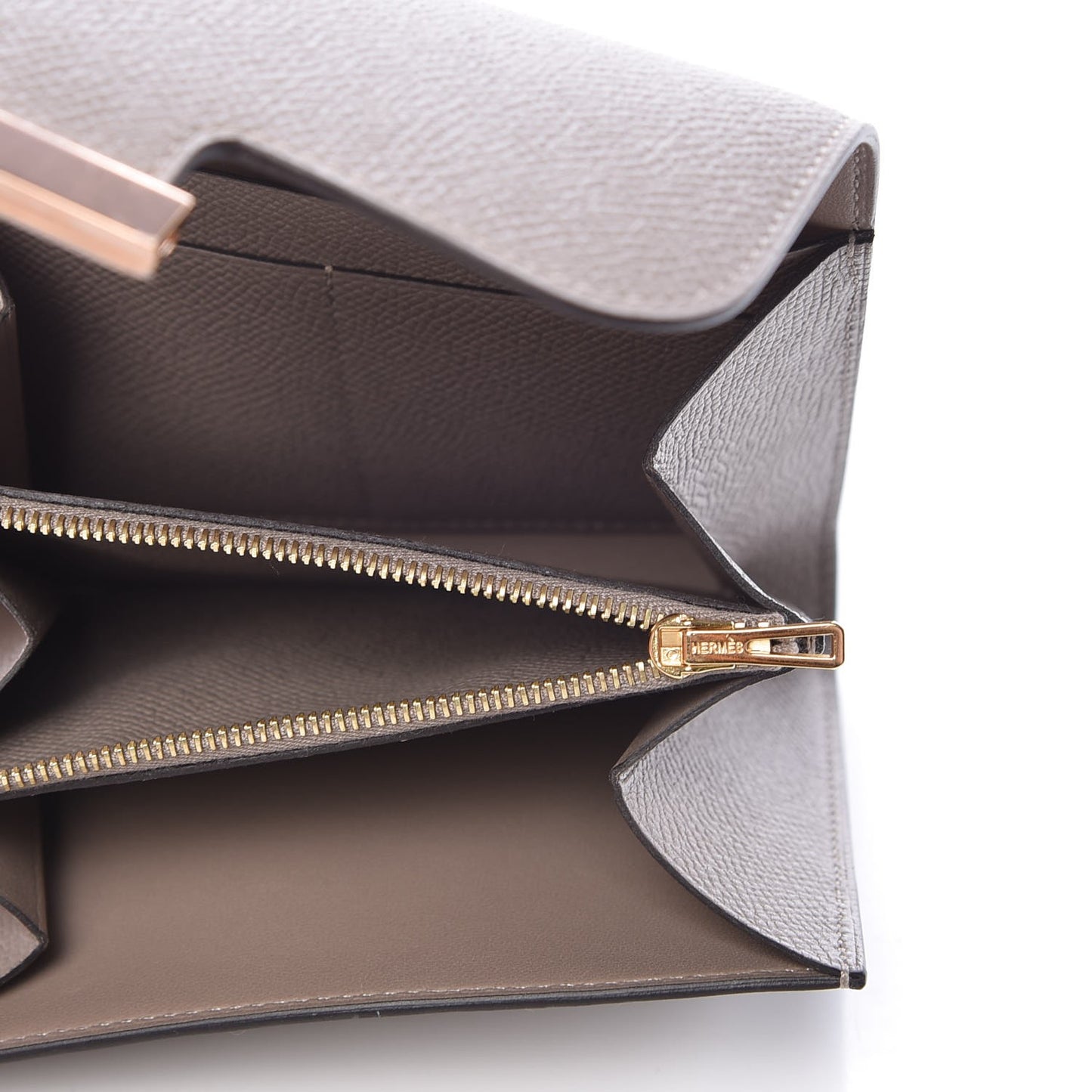Epsom Constance Short Wallet Gris Asphalte