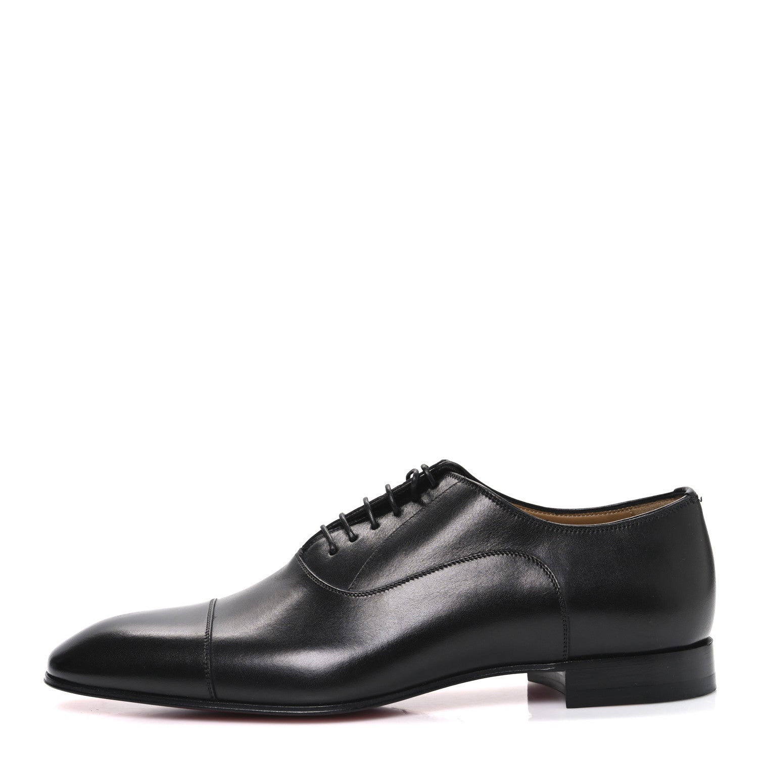 Christian Louboutin Calfskin Mens Greggo Flat Oxfords 41 Black 1 of 9