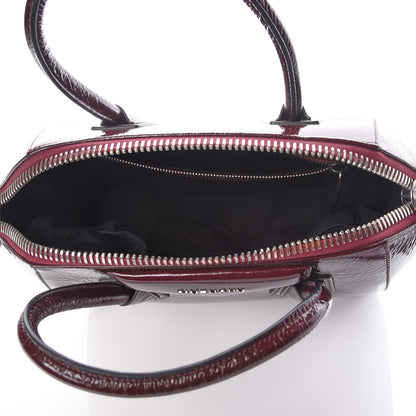 Givenchy Crinkled Patent Calfskin Small Antigona Aubergine 7 of 9