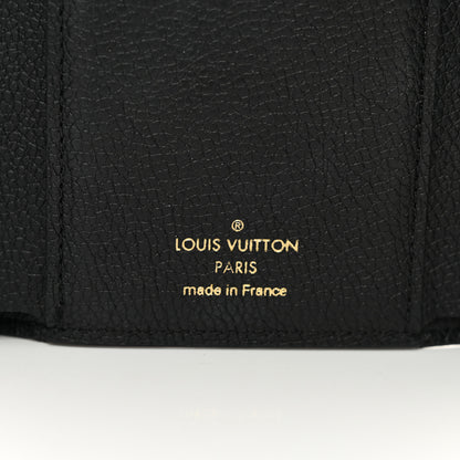 Louis Vuitton Empreinte Monogram Giant Victorine Wallet Black Beige 6 of 7