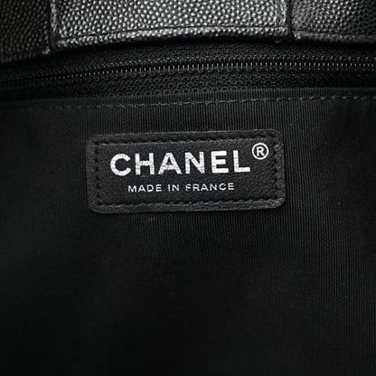 Chanel Caviar Quilted Large Shopping Tote Black 6 of 13