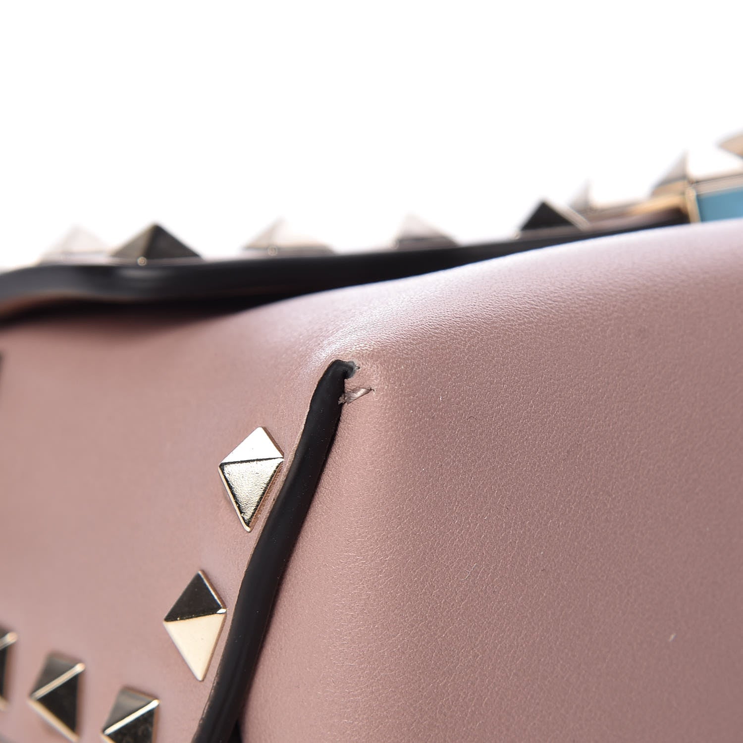 Valentino Garavani Vitello Mini Rockstud Crossbody Bag Poudre 9 of 14