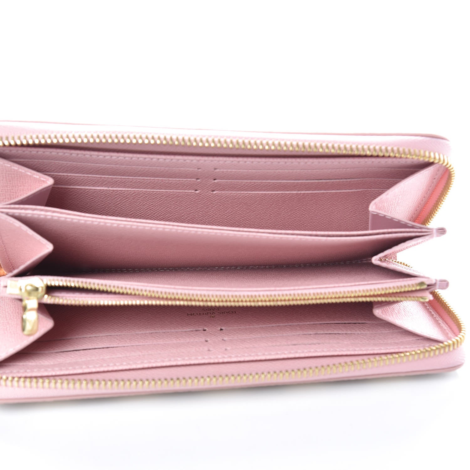 Louis Vuitton Damier Azur Zippy Wallet Rose Ballerine 5 of 7