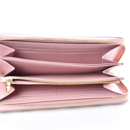 Louis Vuitton Damier Azur Zippy Wallet Rose Ballerine 5 of 7