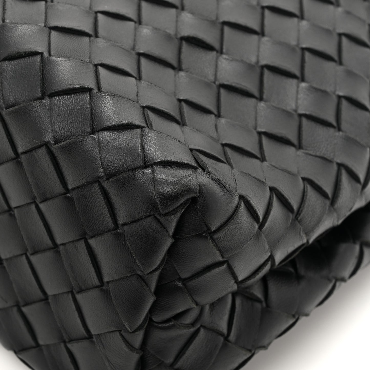 Nappa Intrecciato Small Andiamo Shoulder Bag Black