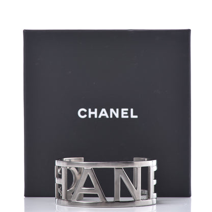 Chanel Ruthenium Logo Cuff 4 of 4