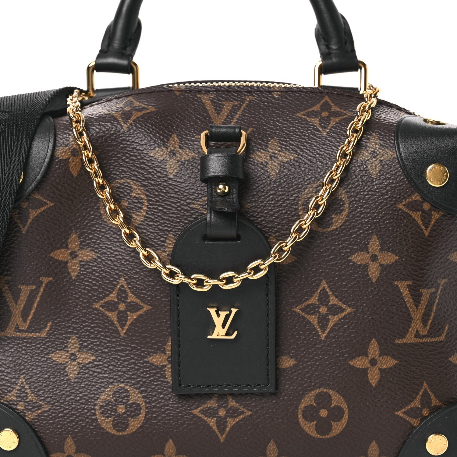 Louis Vuitton Monogram Petite Malle Souple Black 7 of 10